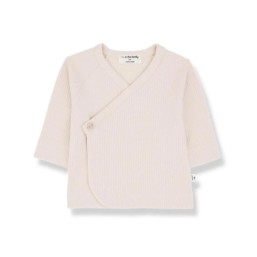 1  in the family Elodie Long Sleeve Shirt - Nude