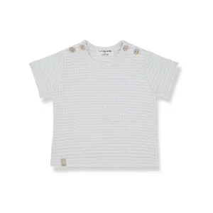 1  in the family Jon Short Sleeve T-Shirt - Misty Blue