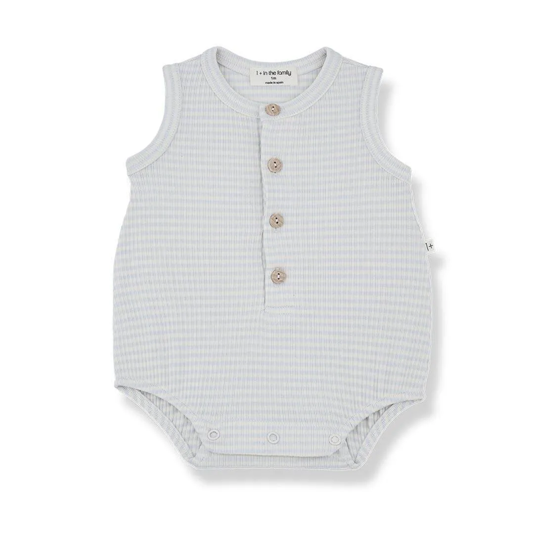 1  in the family Orfeo Romper - Misty Blue