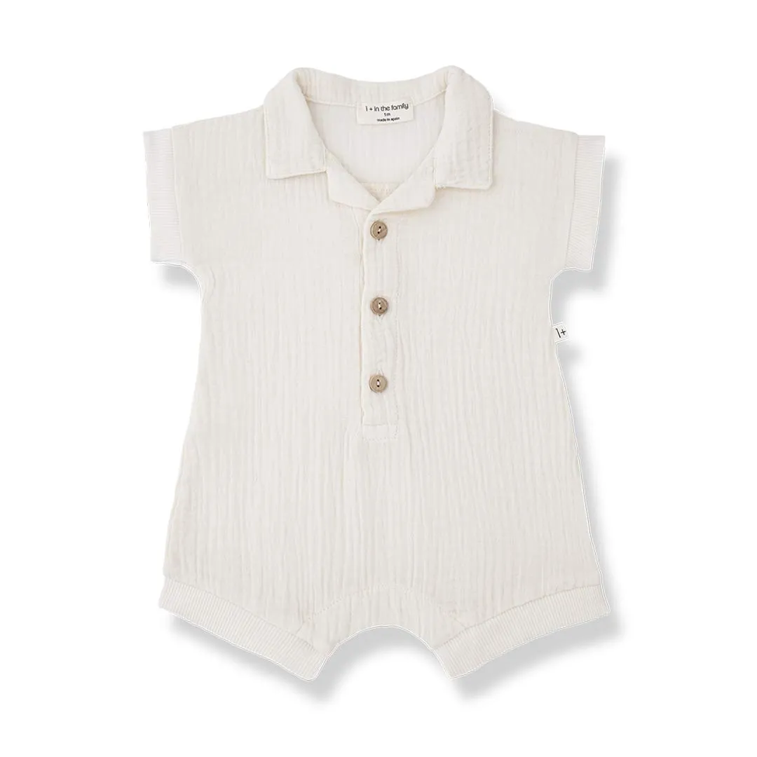 1  in the family Vittorio Jumpsuit - Ecru