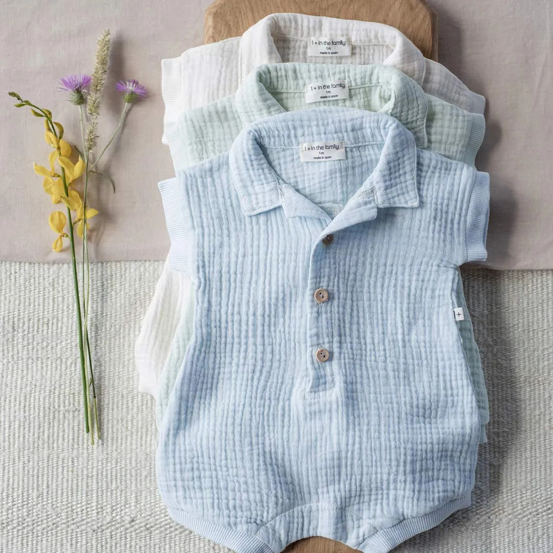 1  in the family Vittorio Jumpsuit - Pale Aqua