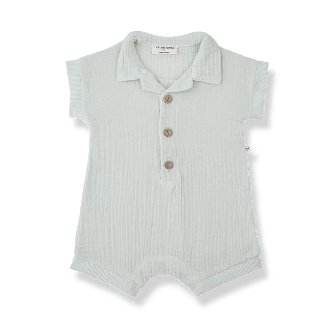 1  in the family Vittorio Jumpsuit - Pale Aqua
