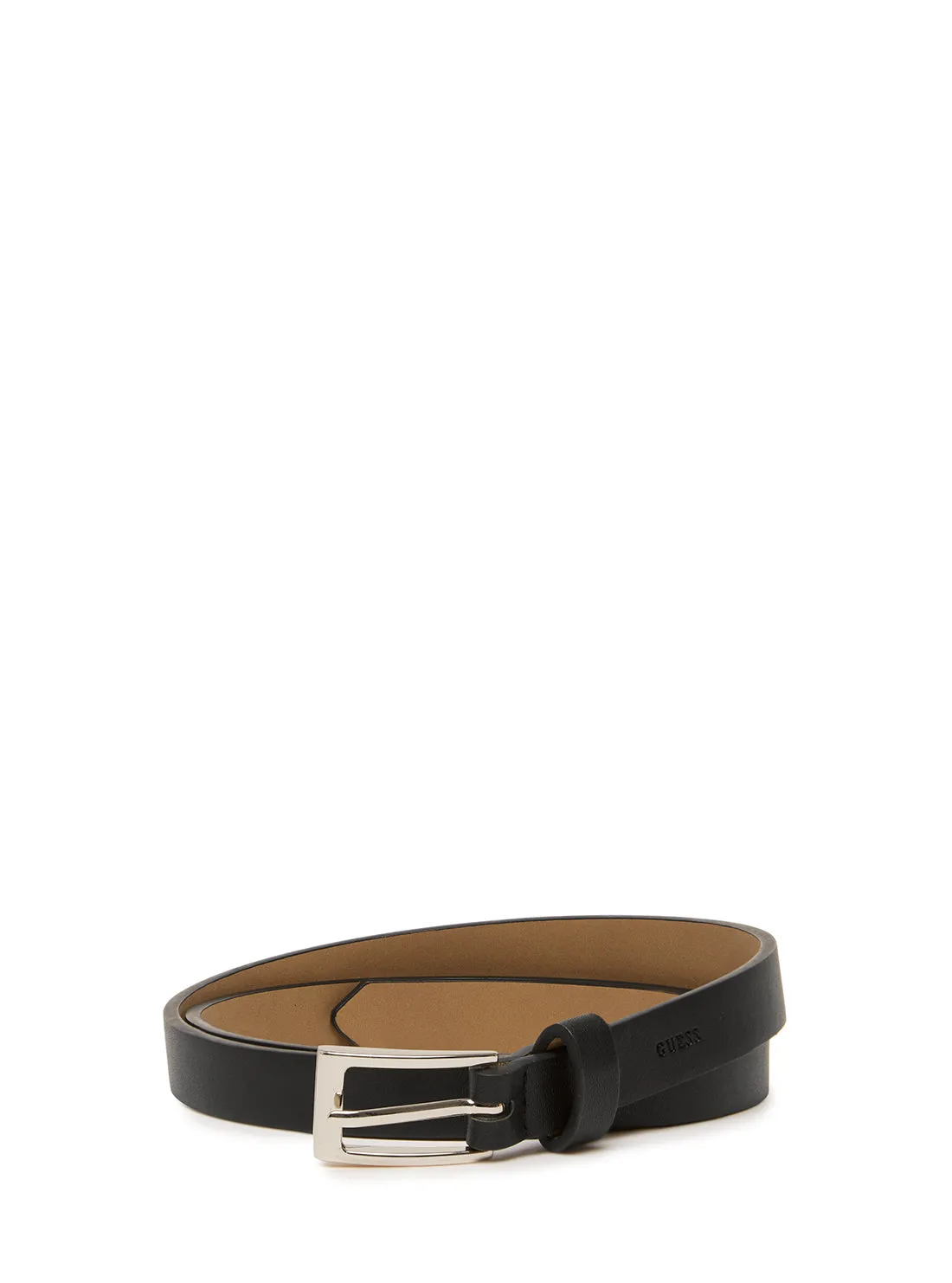 15mm Black Logo Two For One Belt Set Guess