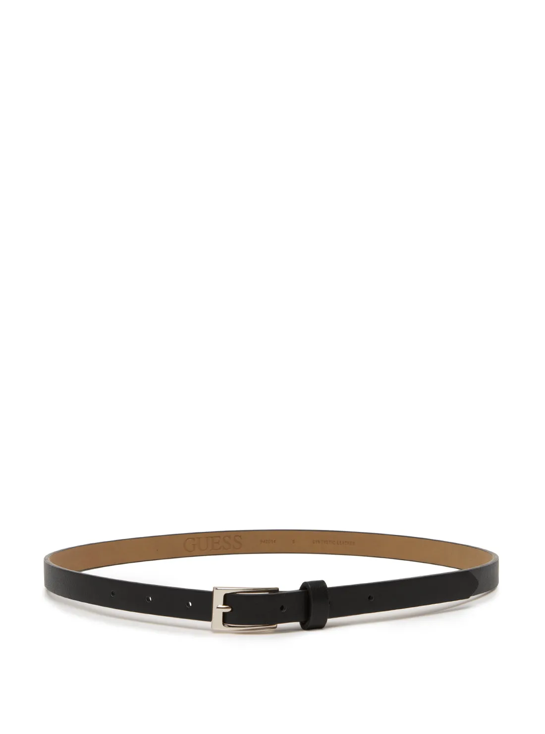 15mm Black Logo Two For One Belt Set Guess