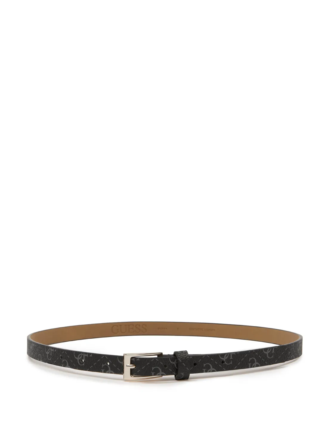 15mm Black Logo Two For One Belt Set Guess