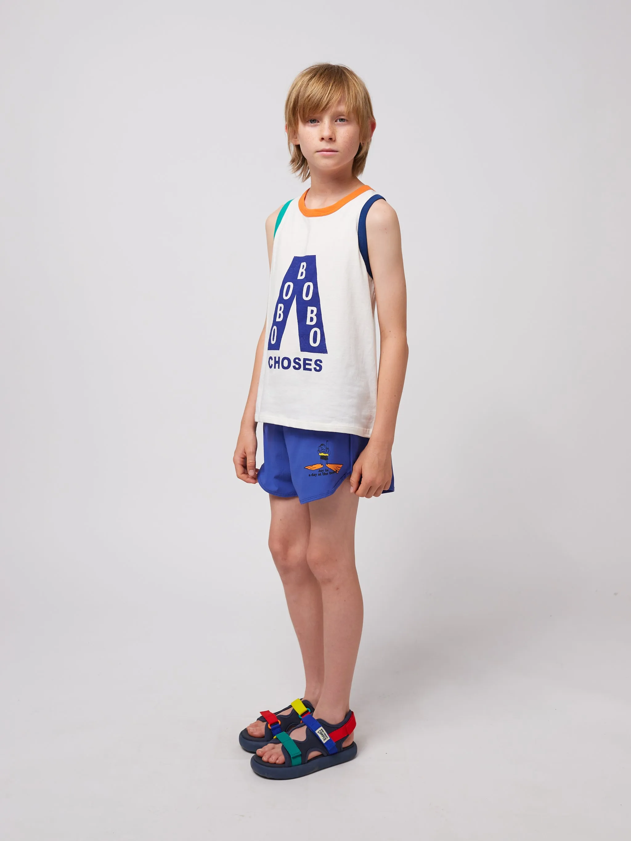A Day At The Beach Swim Trunks (Kids)