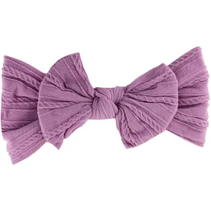Bow's by Str Elly Hairband - Dusty Purple
