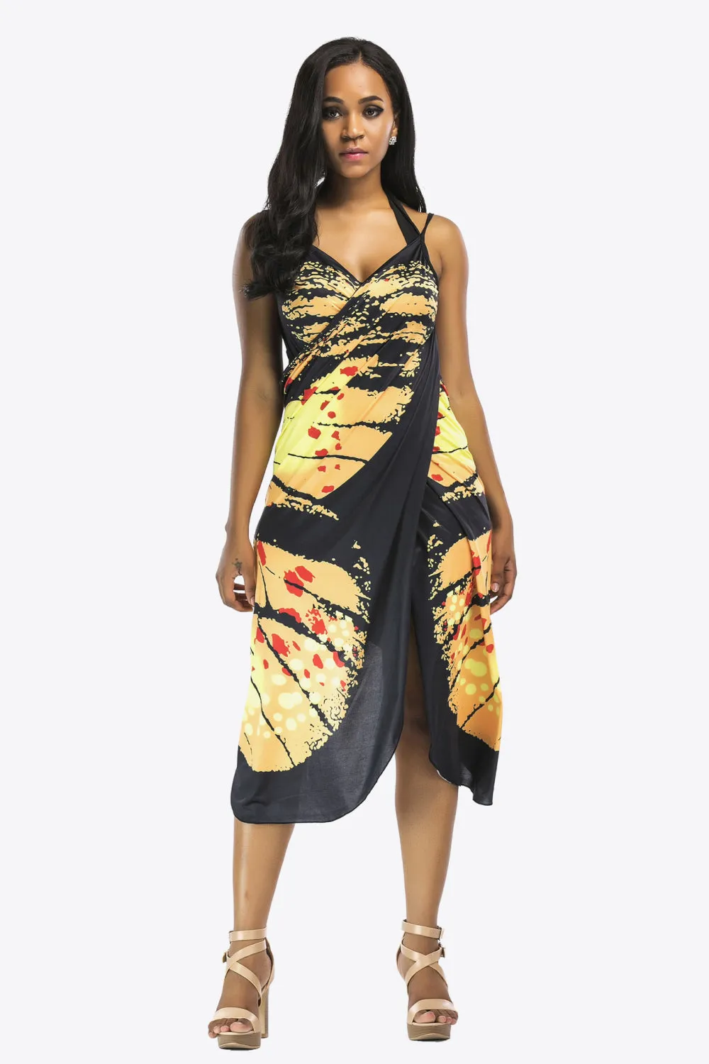 Butterfly Spaghetti Strap Cover Up Anna Kay Co