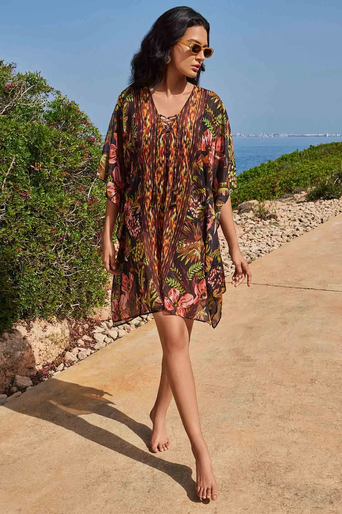 Caftan Cover Up in Botanico