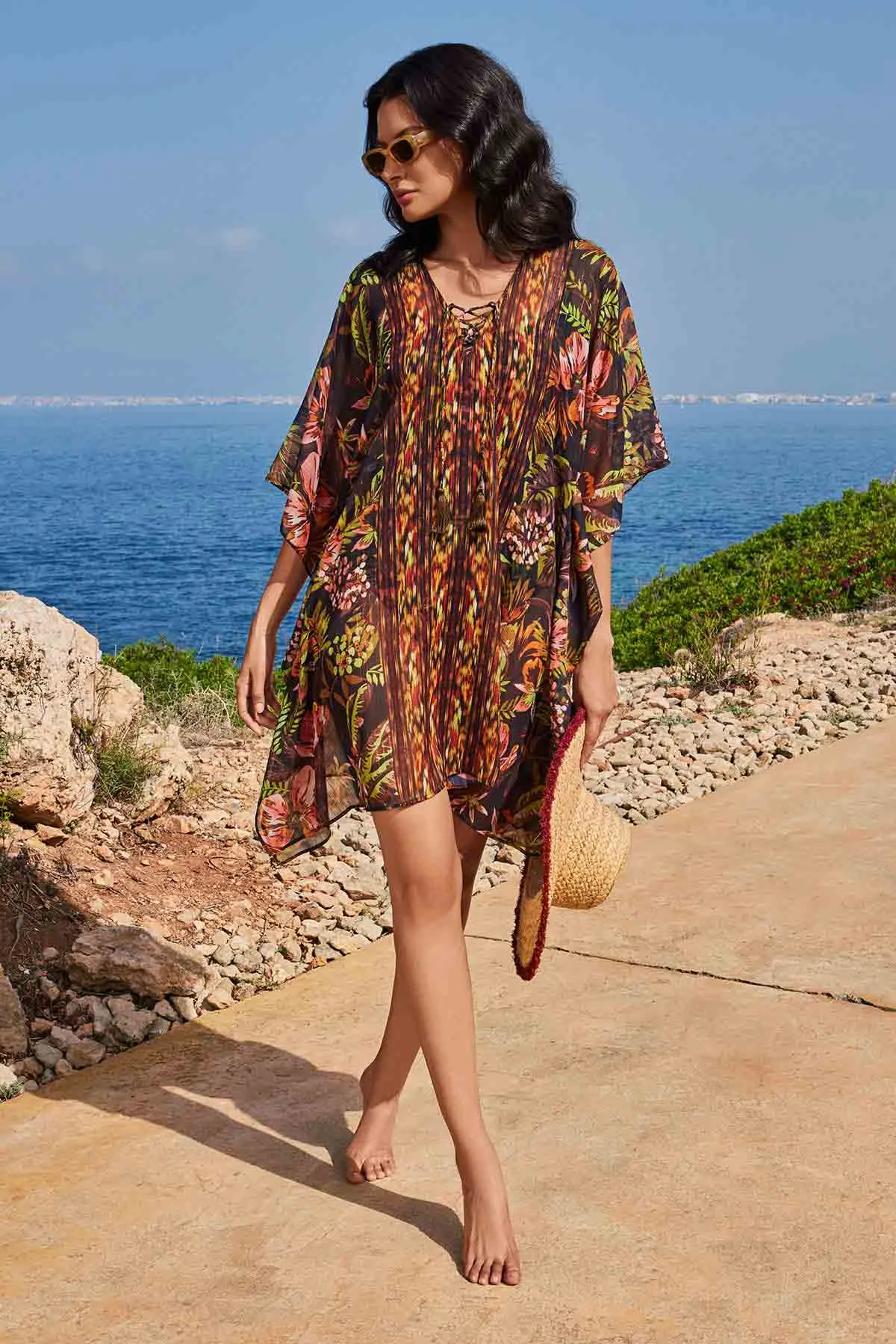 Caftan Cover Up in Botanico