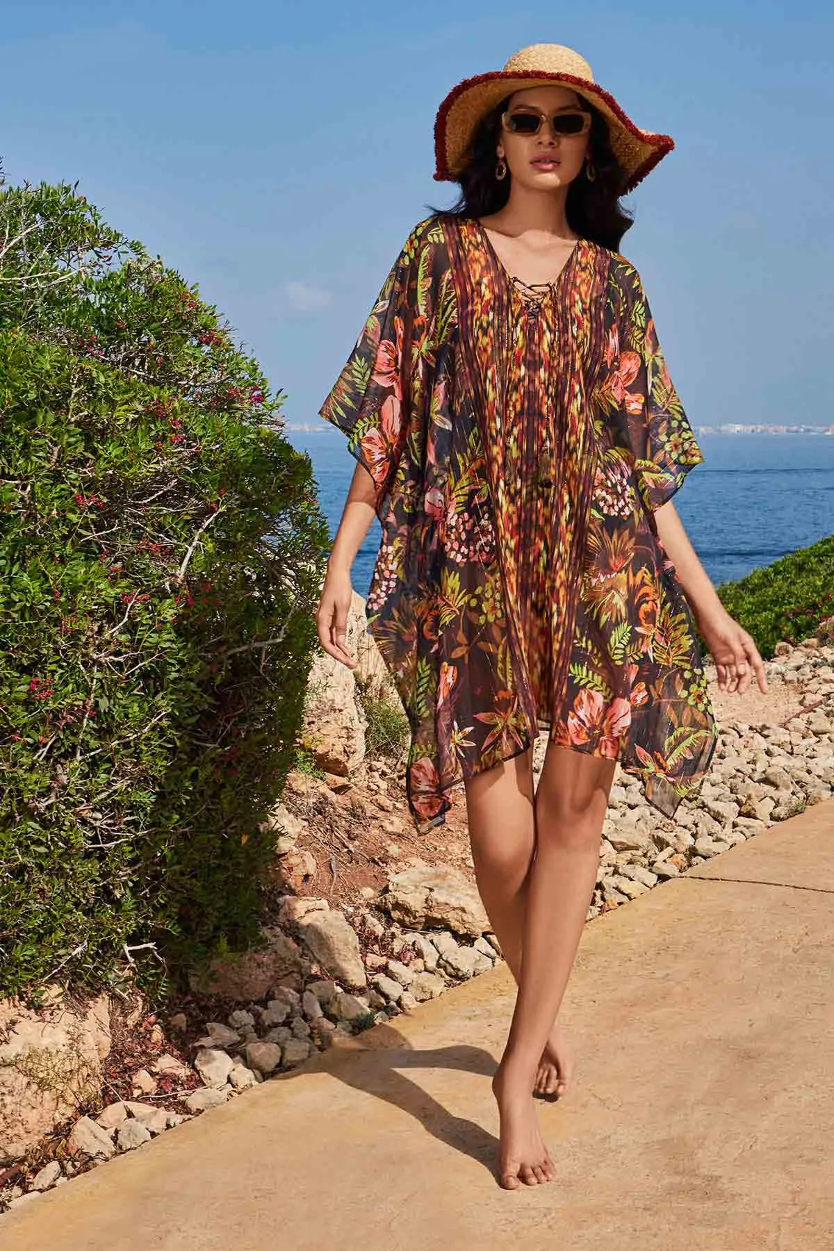Caftan Cover Up in Botanico