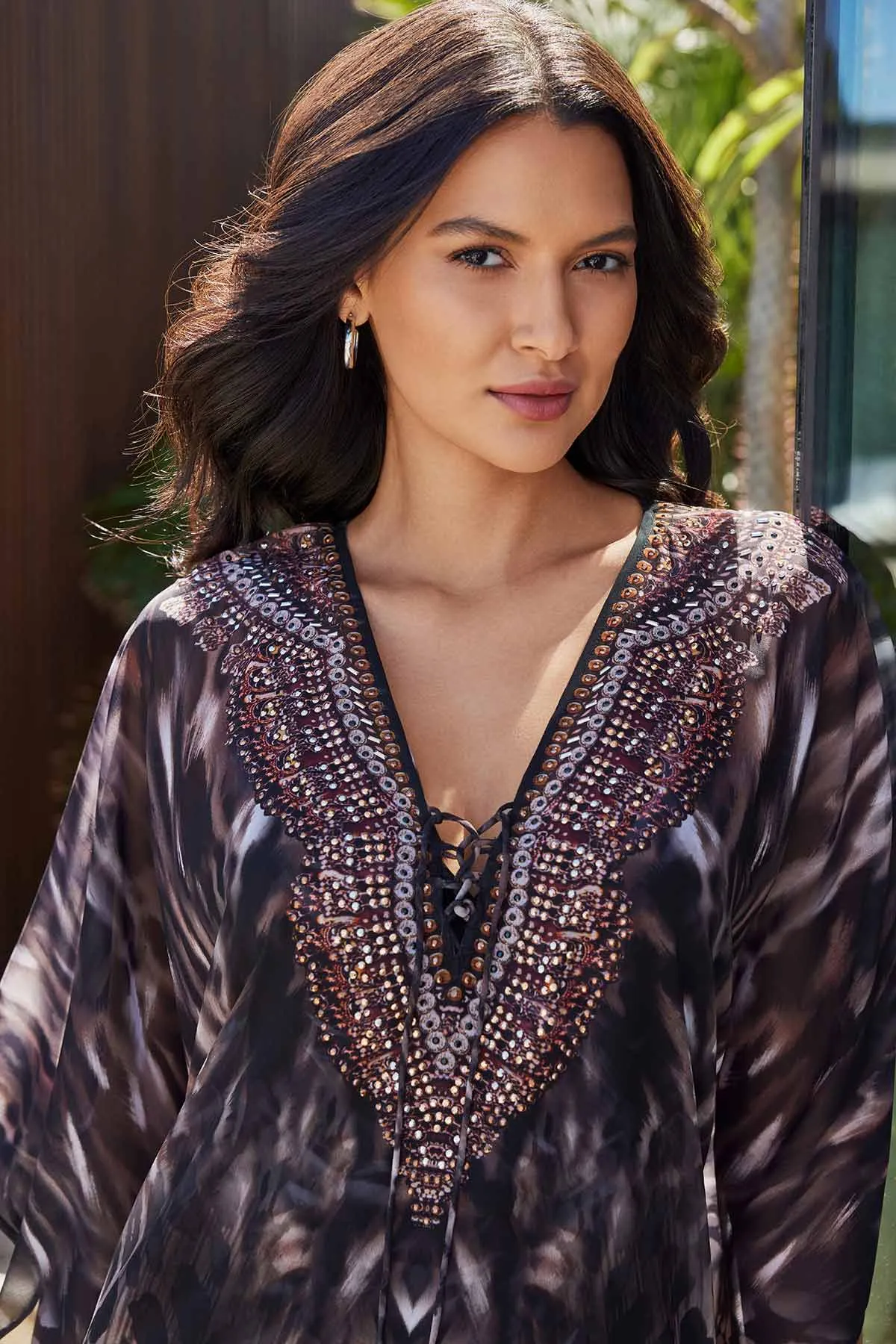 Caftan Cover Up in Tempest