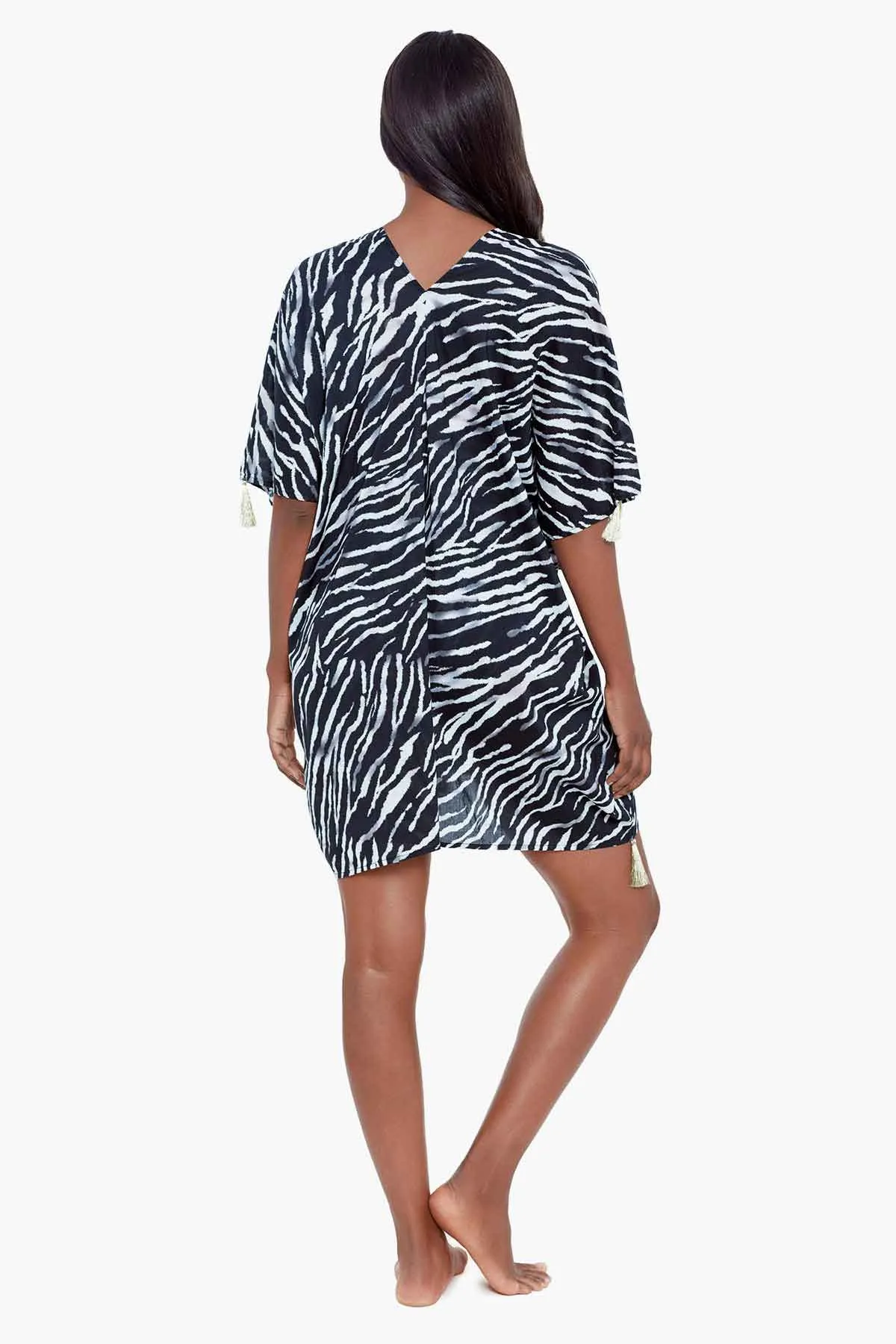 Caftan Cover Up in Tigre Sombre