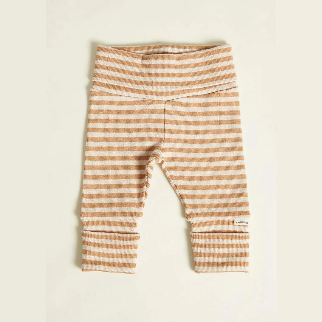 Claude & Co Lani Clay Stripe Leggings - Clay