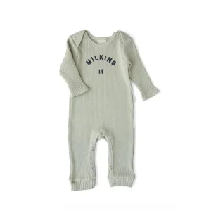 Claude & Co Milking It Onesie - Pistachio