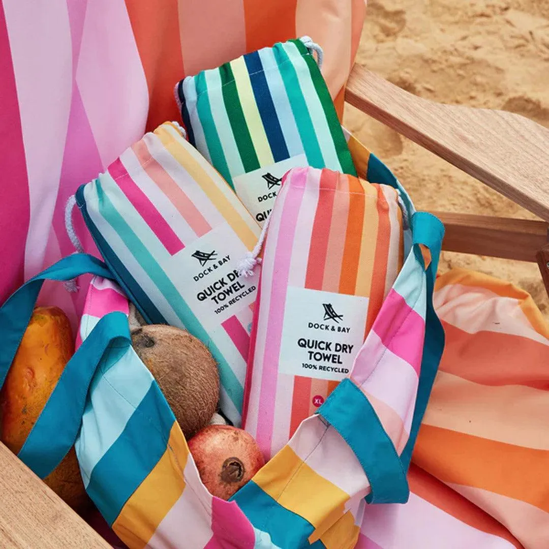 Dock & Bay Beach Towel - Coastal Candy