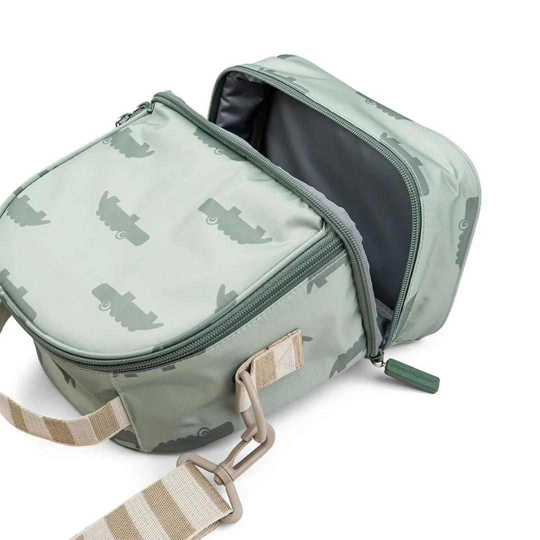 Done by Deer Kids Insulated Lunch Bag - Green - Croco