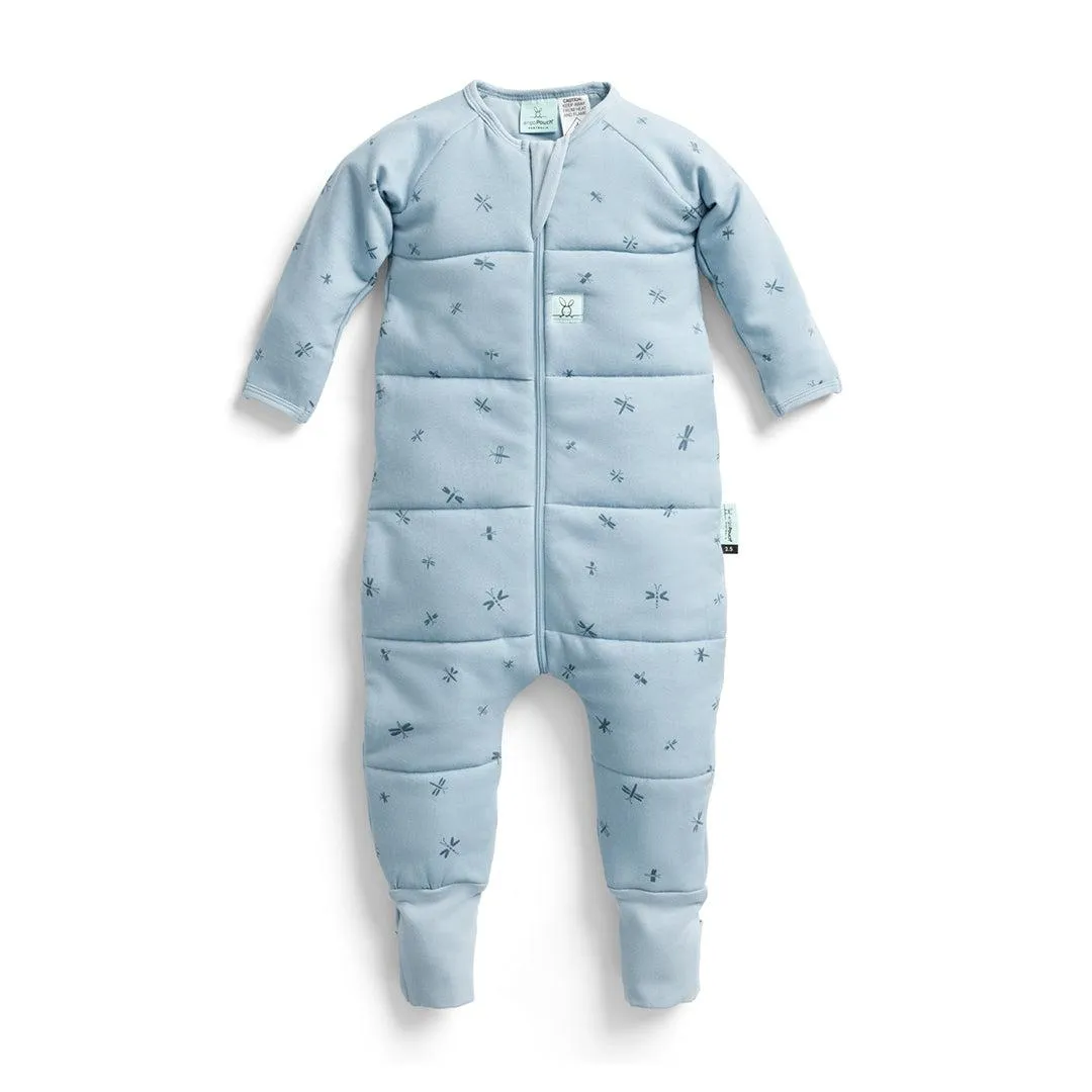 ergoPouch - Organic Winter Long Sleeved Sleep Onesie - 2.5 TOG - Dragonflies