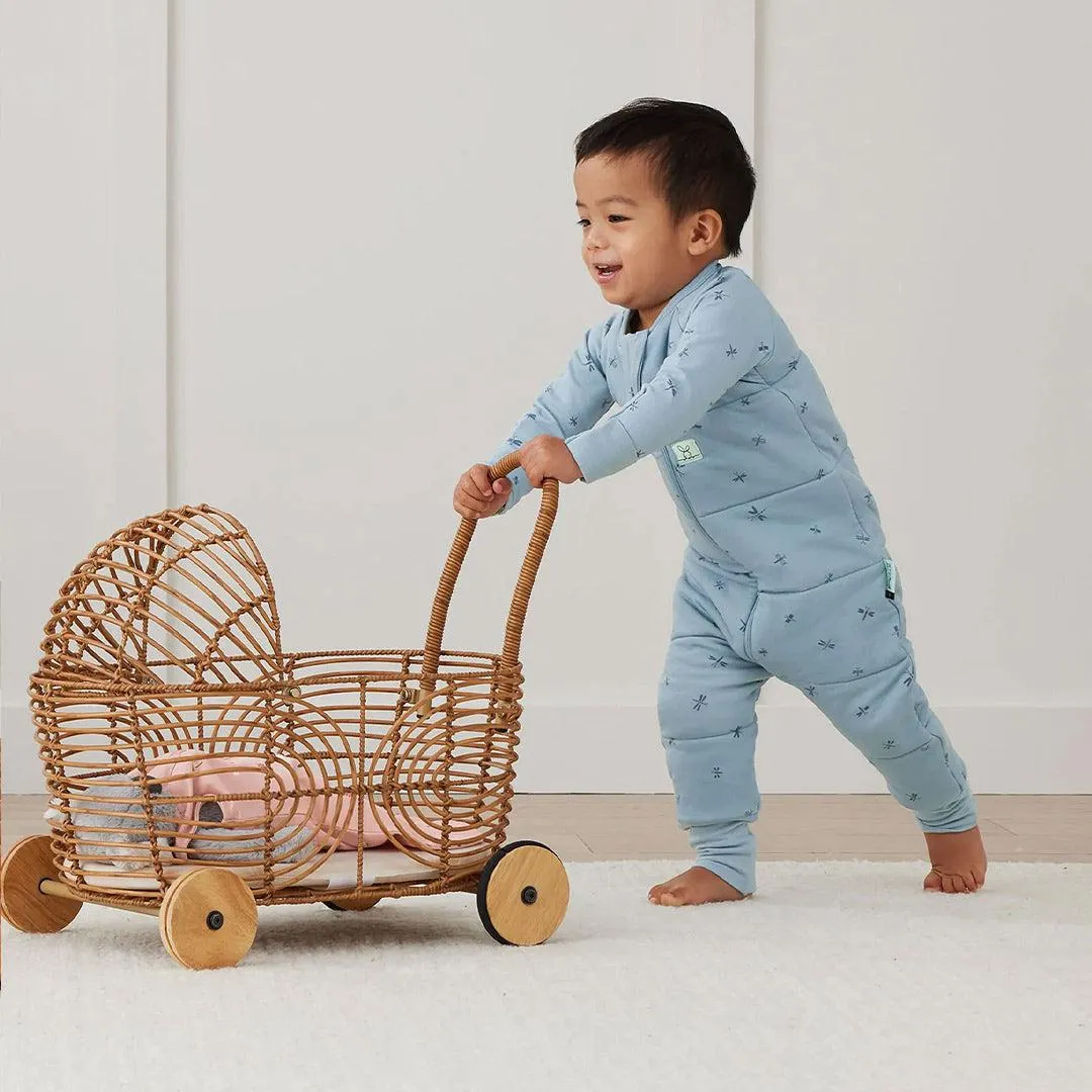 ergoPouch - Organic Winter Long Sleeved Sleep Onesie - 3.5 TOG - Dragonflies