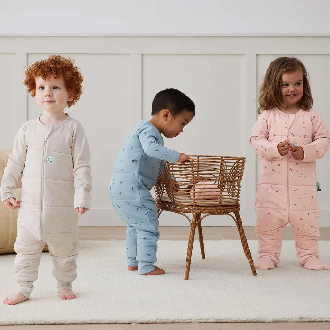 ergoPouch - Organic Winter Long Sleeved Sleep Onesie - 3.5 TOG - Dragonflies