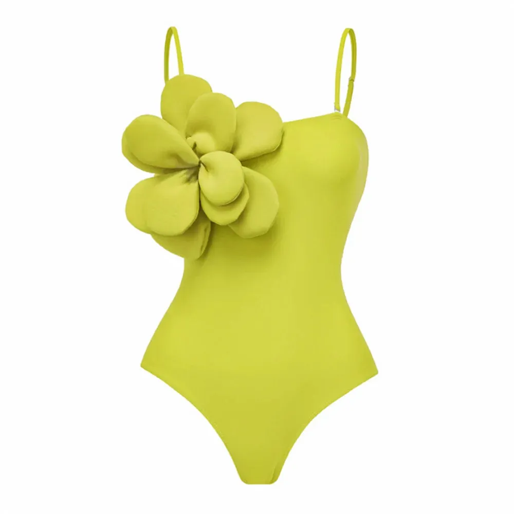 Floral Ruffled Bikini Swimsuit Anna Kay Co