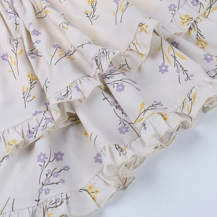 FLORAL THEMED OFF SHOULDER MINI DRESS Gloria Lanvin