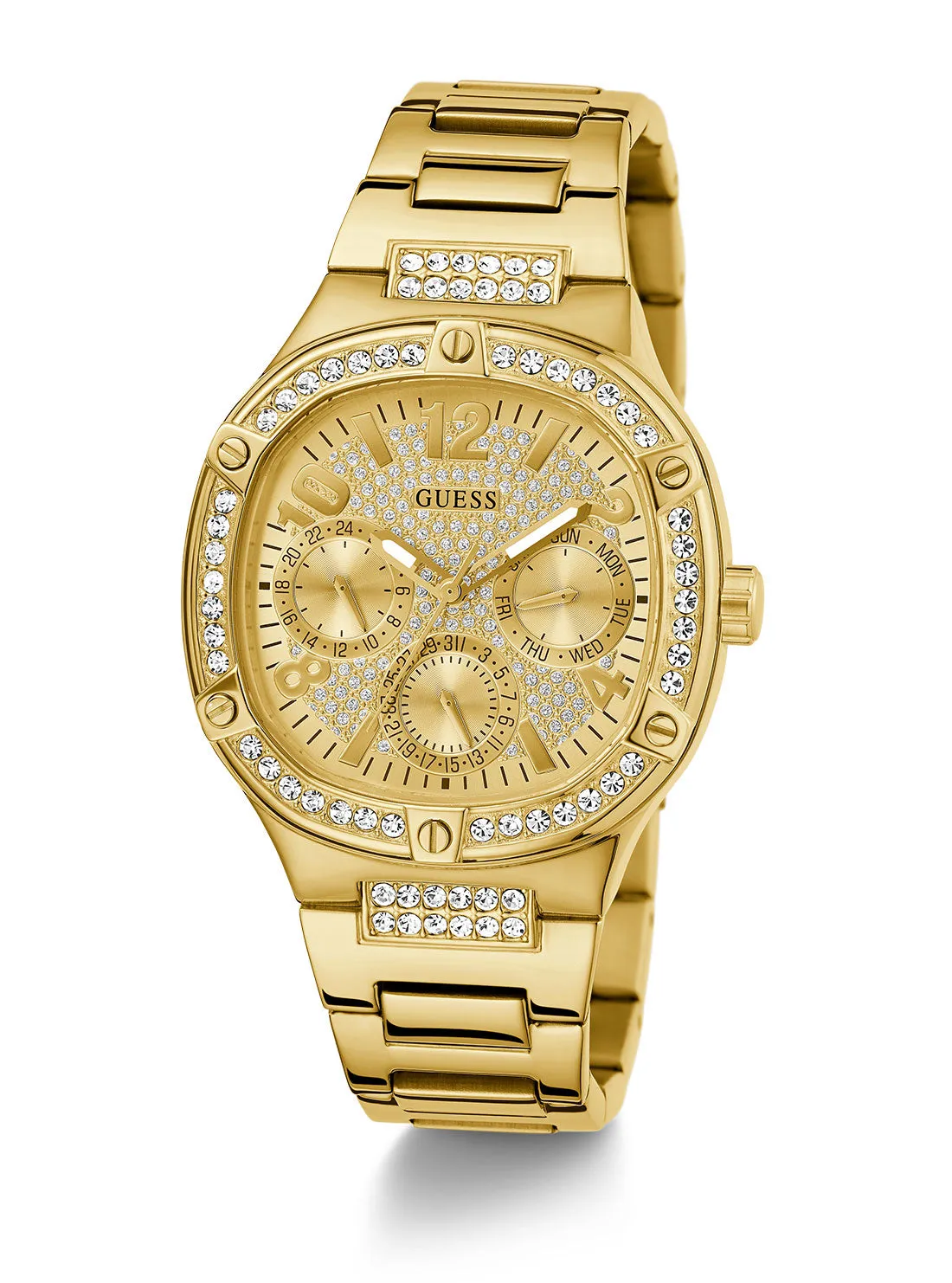 Gold Duchess Crystal Glitz Watch Guess