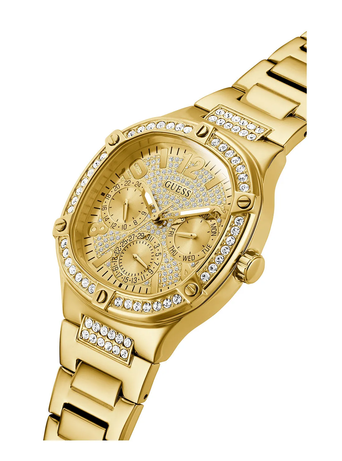 Gold Duchess Crystal Glitz Watch Guess
