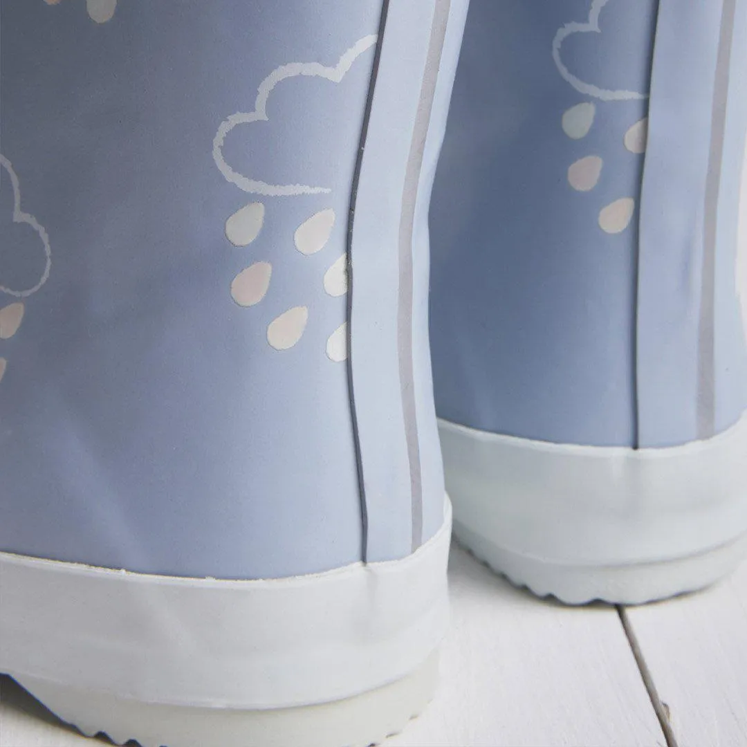 Grass & Air Colour-Revealing Wellies - Baby Blue