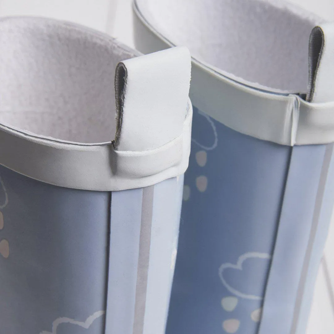 Grass & Air Colour-Revealing Wellies - Baby Blue