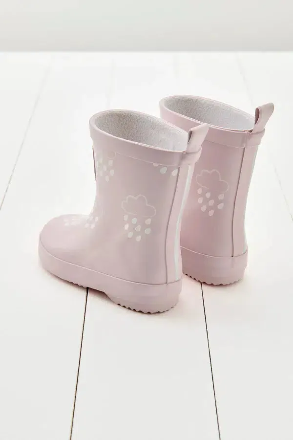 Grass & Air Colour-Revealing Wellies - Baby Pink