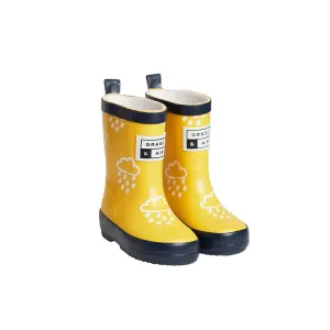 Grass & Air Colour-Revealing Wellies - Yellow