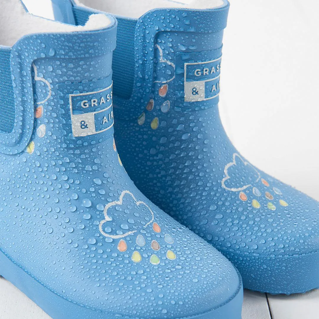 Grass & Air Shortie Adventure Boot With Bag - Cornflower Blue