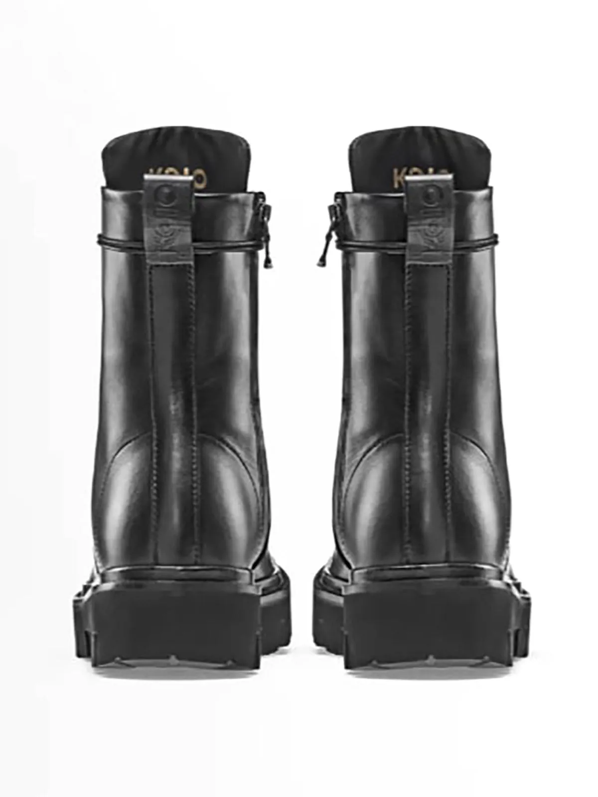 Koio Size 10 (40) Black Combat Boots