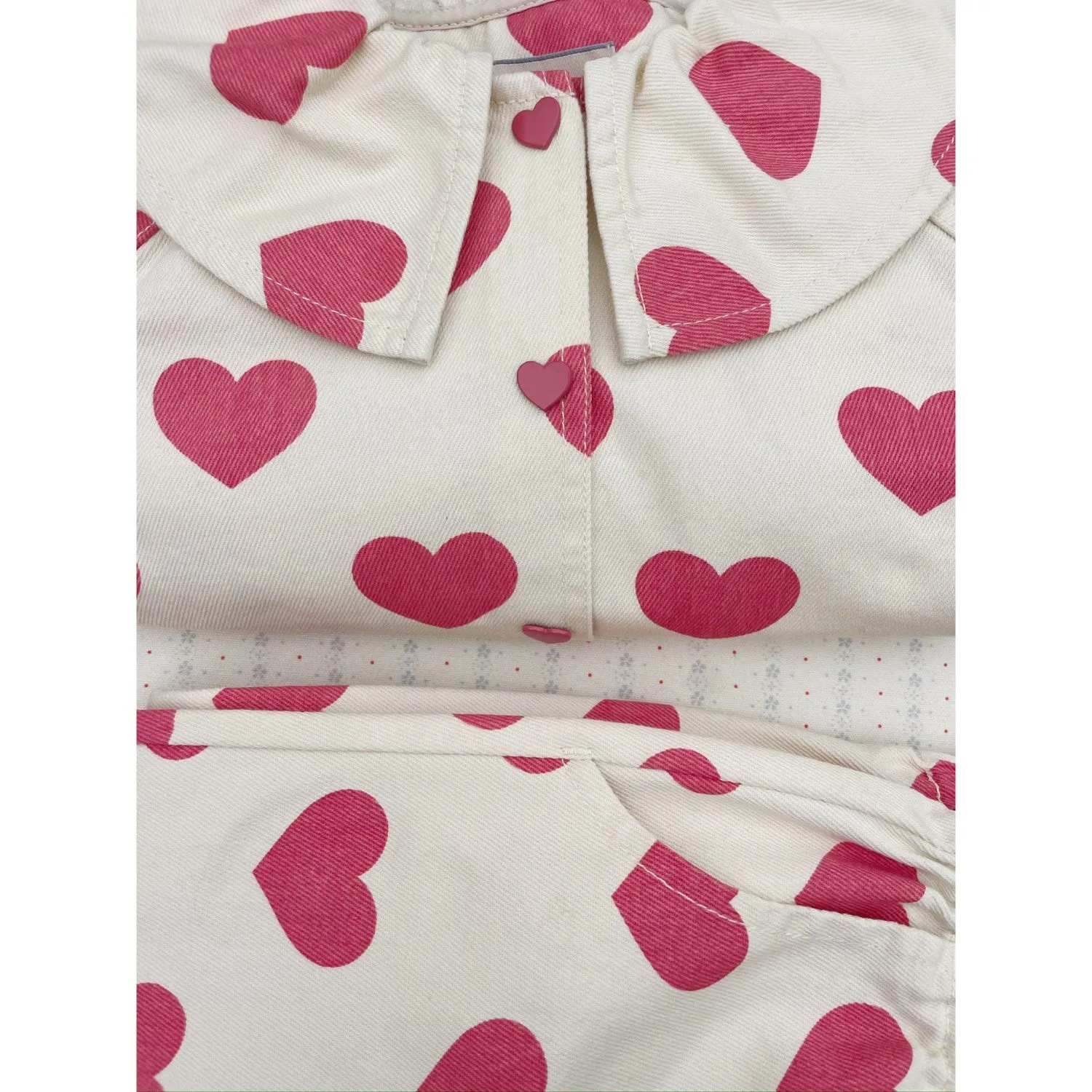 Konges Sljd Bon Coeur Pink Magot Collar Jacket GOTS