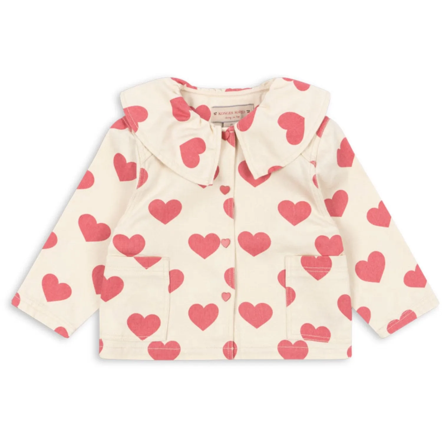 Konges Sljd Bon Coeur Pink Magot Collar Jacket GOTS