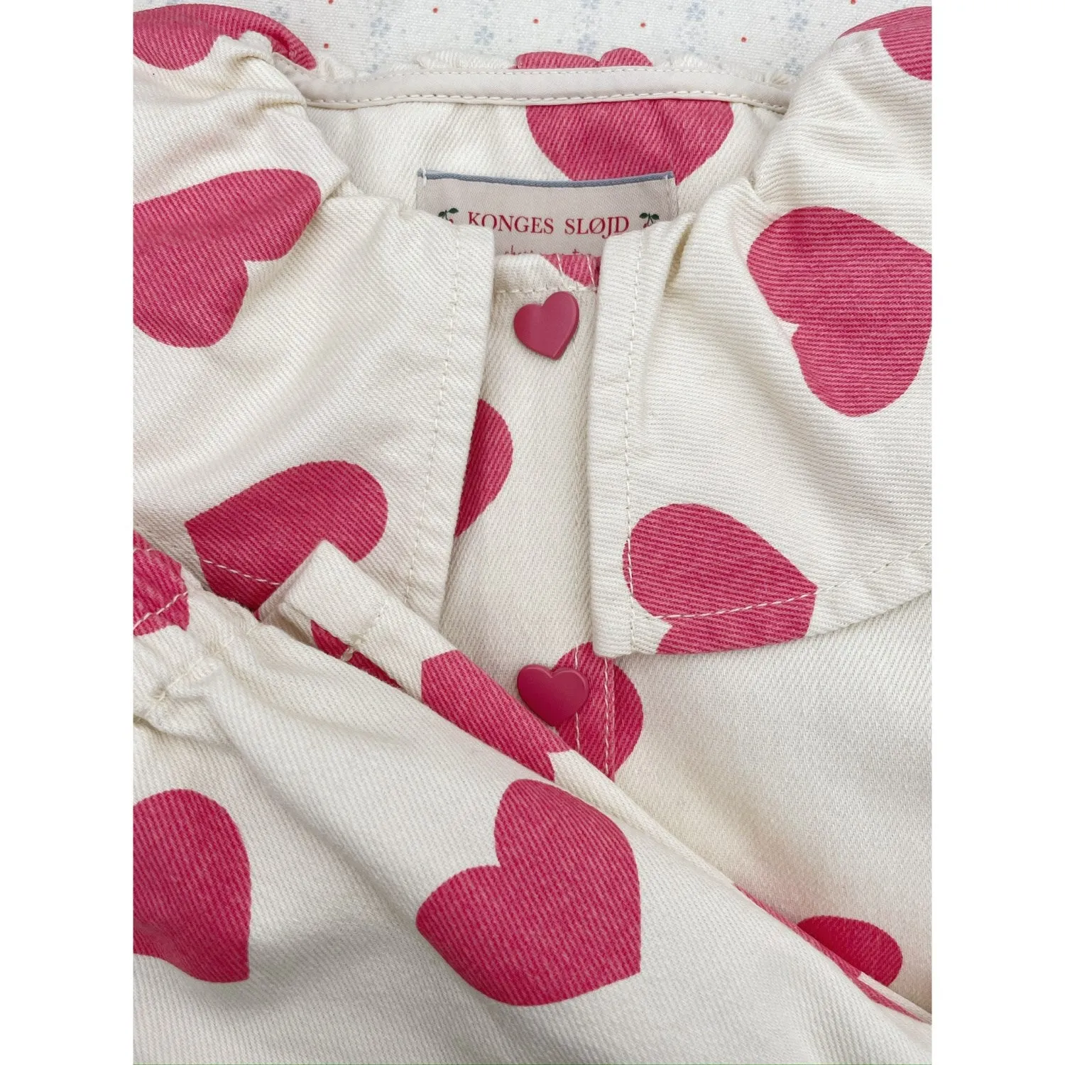 Konges Sljd Bon Coeur Pink Magot Collar Jacket GOTS