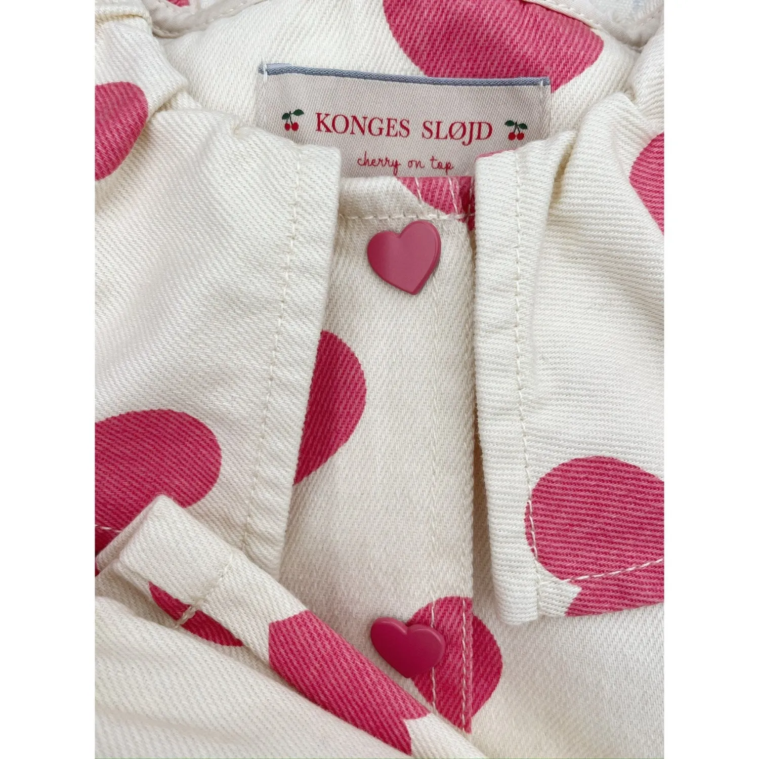 Konges Sljd Bon Coeur Pink Magot Collar Jacket GOTS