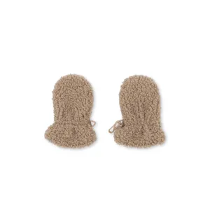 Konges Sljd Grizz Teddy Baby Mittens - Oxford Tan