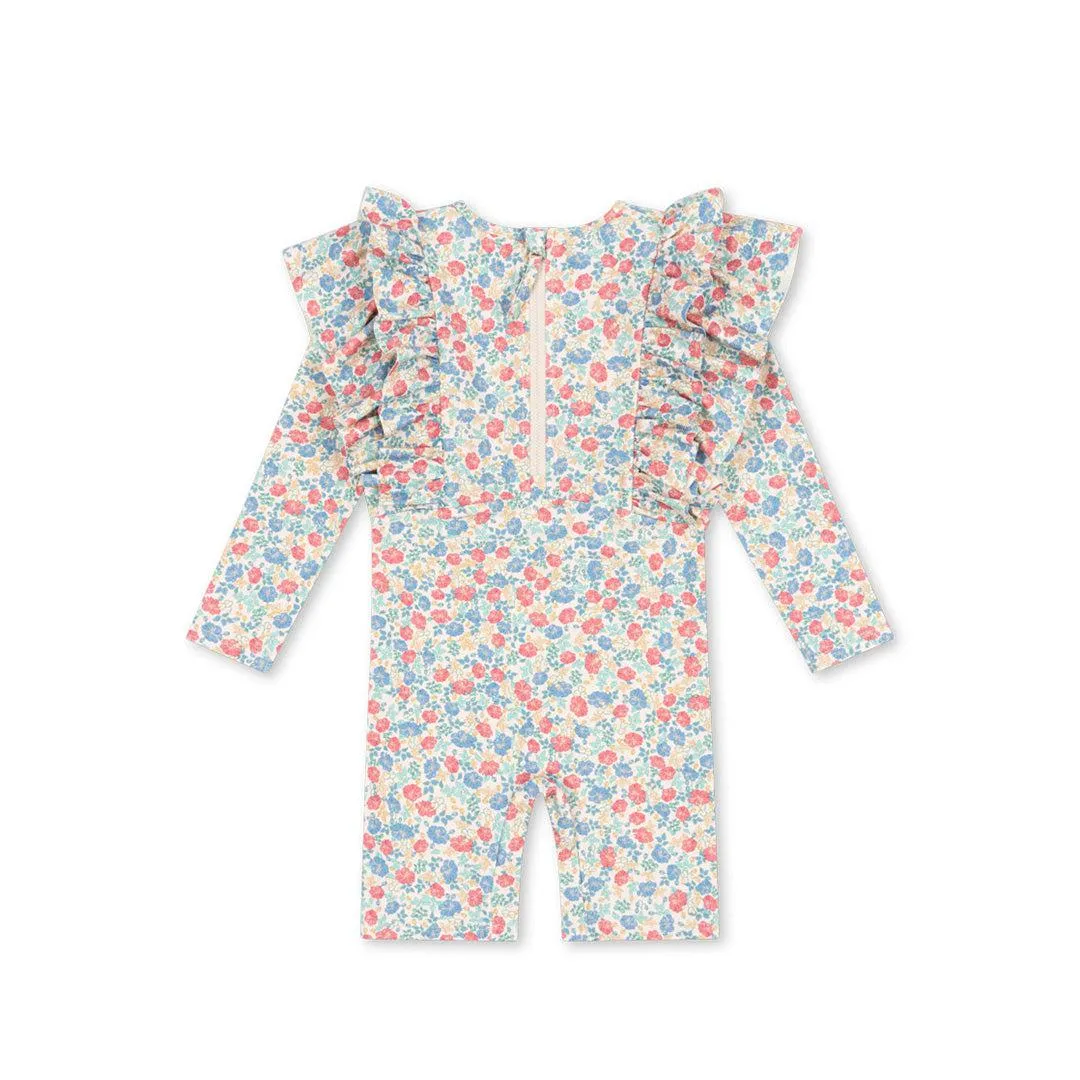 Konges Slojd Manuca Frill Onesie - Fiola