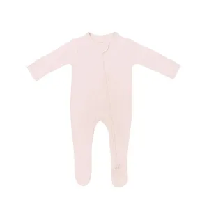 Kyte Baby Zippered Footed Sleepsuit - Blush