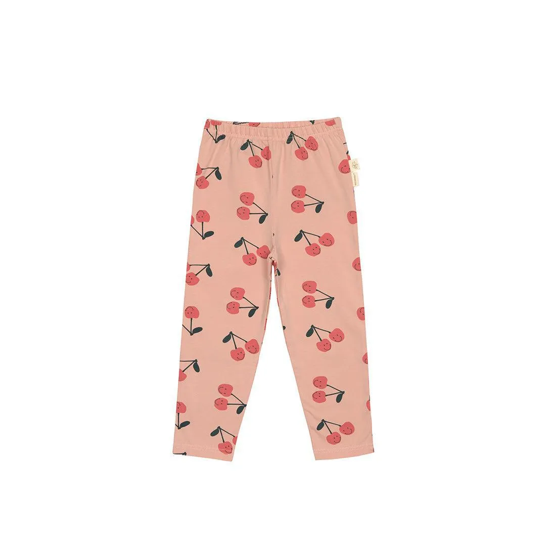 Lassig Leggings Jersey GOTS - Cherry Peach