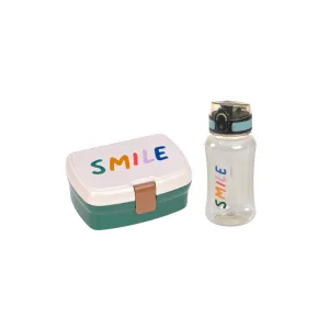 Lassig Lunch Set - Little Gang - Milky/Green - Smile