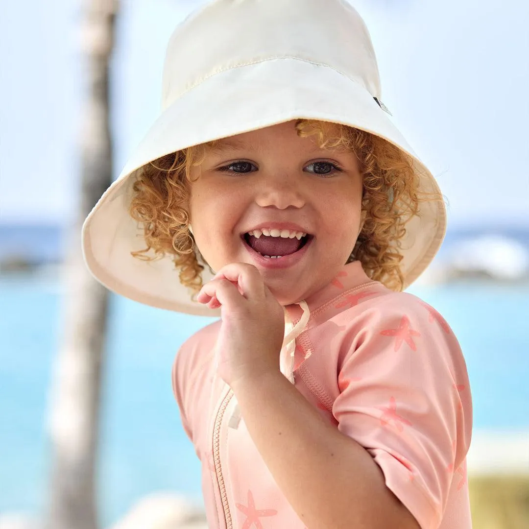 Lassig Short Sleeve Sunsuit - Peach - Starfish