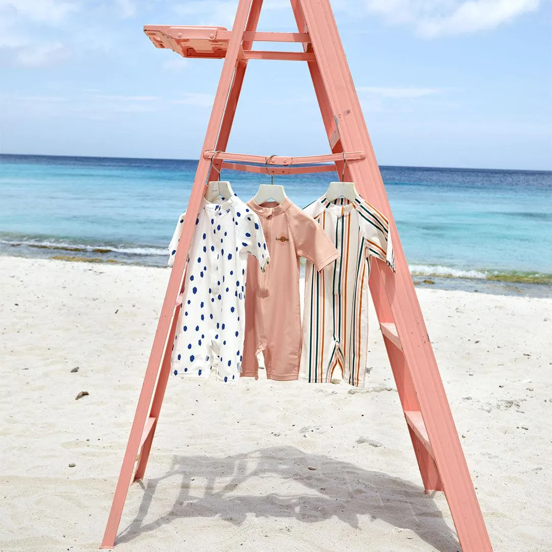 Lassig Short Sleeve Sunsuit  - Pink