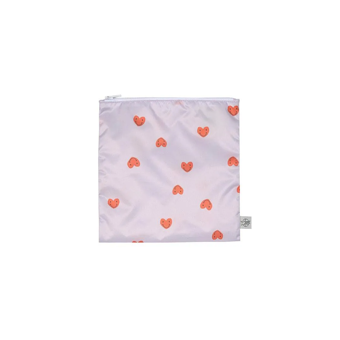 Lassig Snack Bag - Happy Rascals - Hearts Lavender