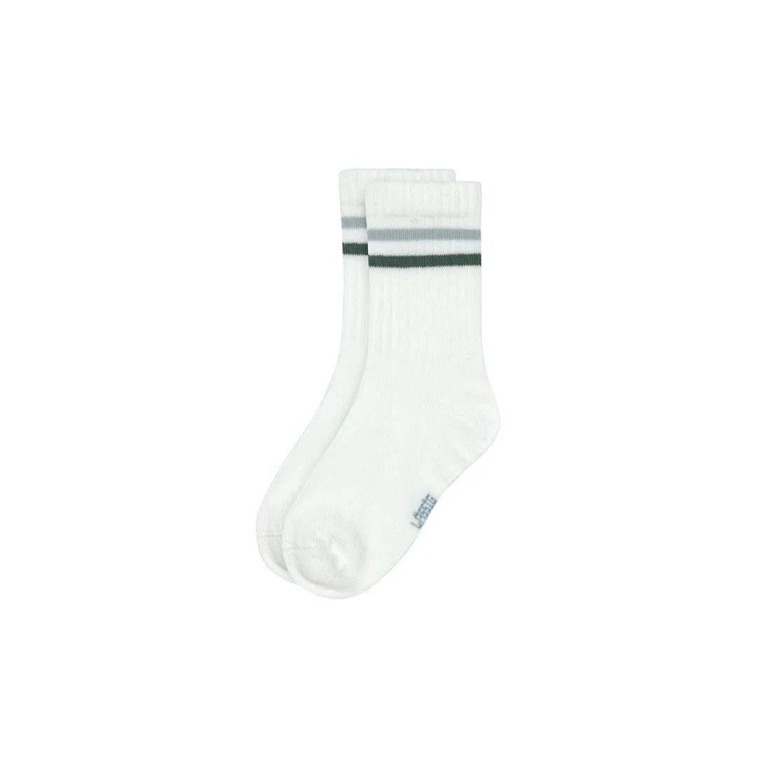 Lassig Tennis Socks - 3 Pack - White - Lemon