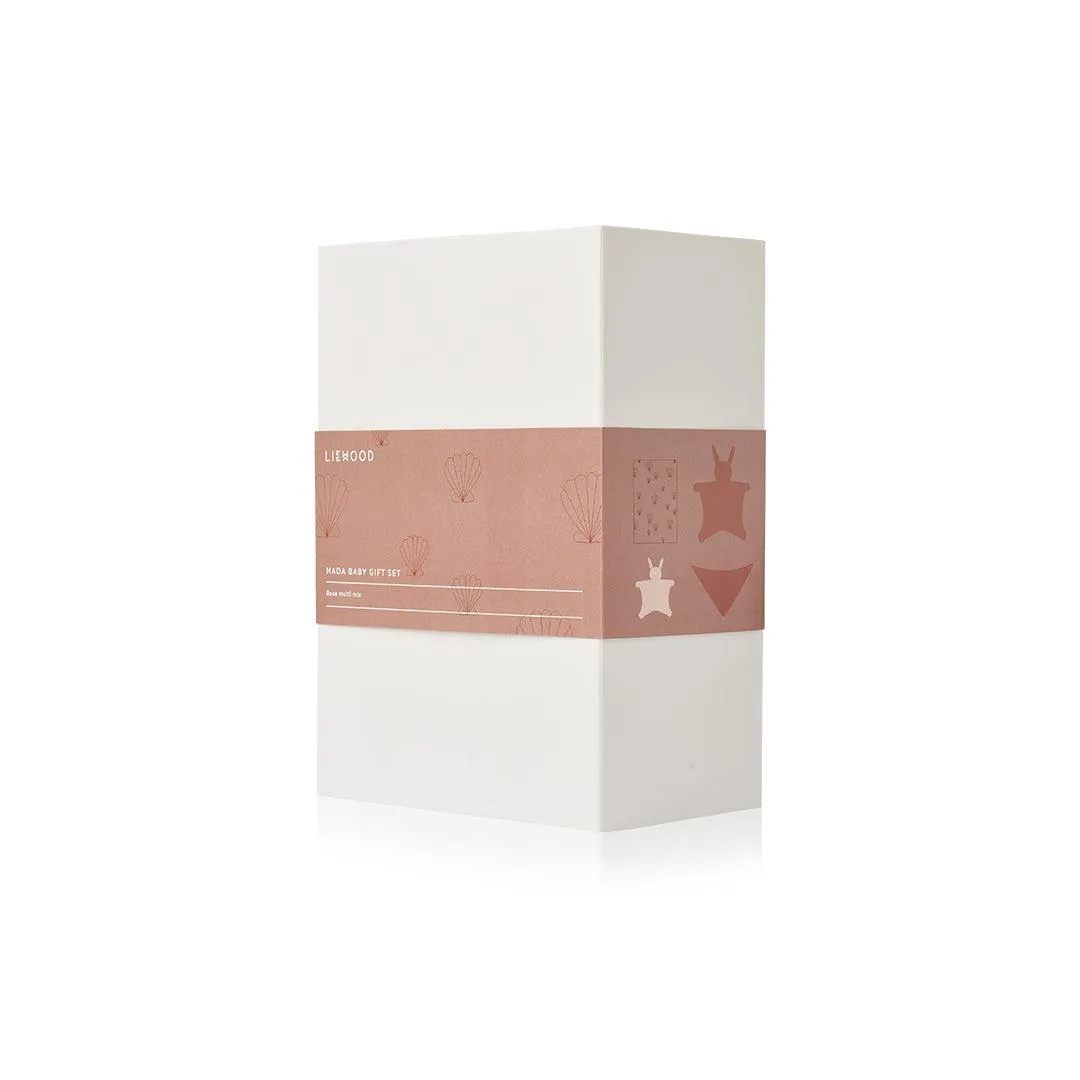 Liewood Nada Baby Gift Set - Rose Multi Mix- Rabbit