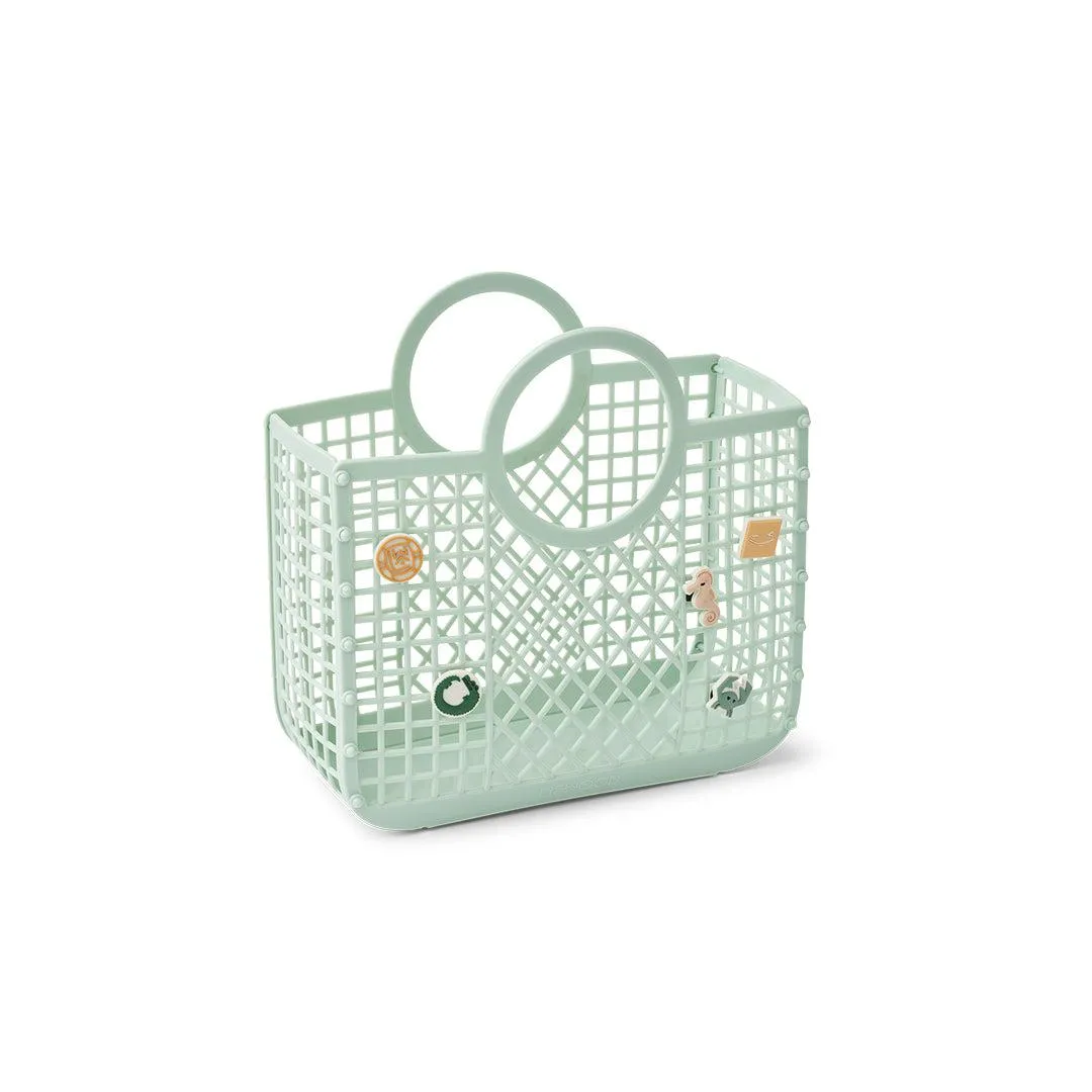 Liewood Samantha Basket With Charms - Light Peppermint