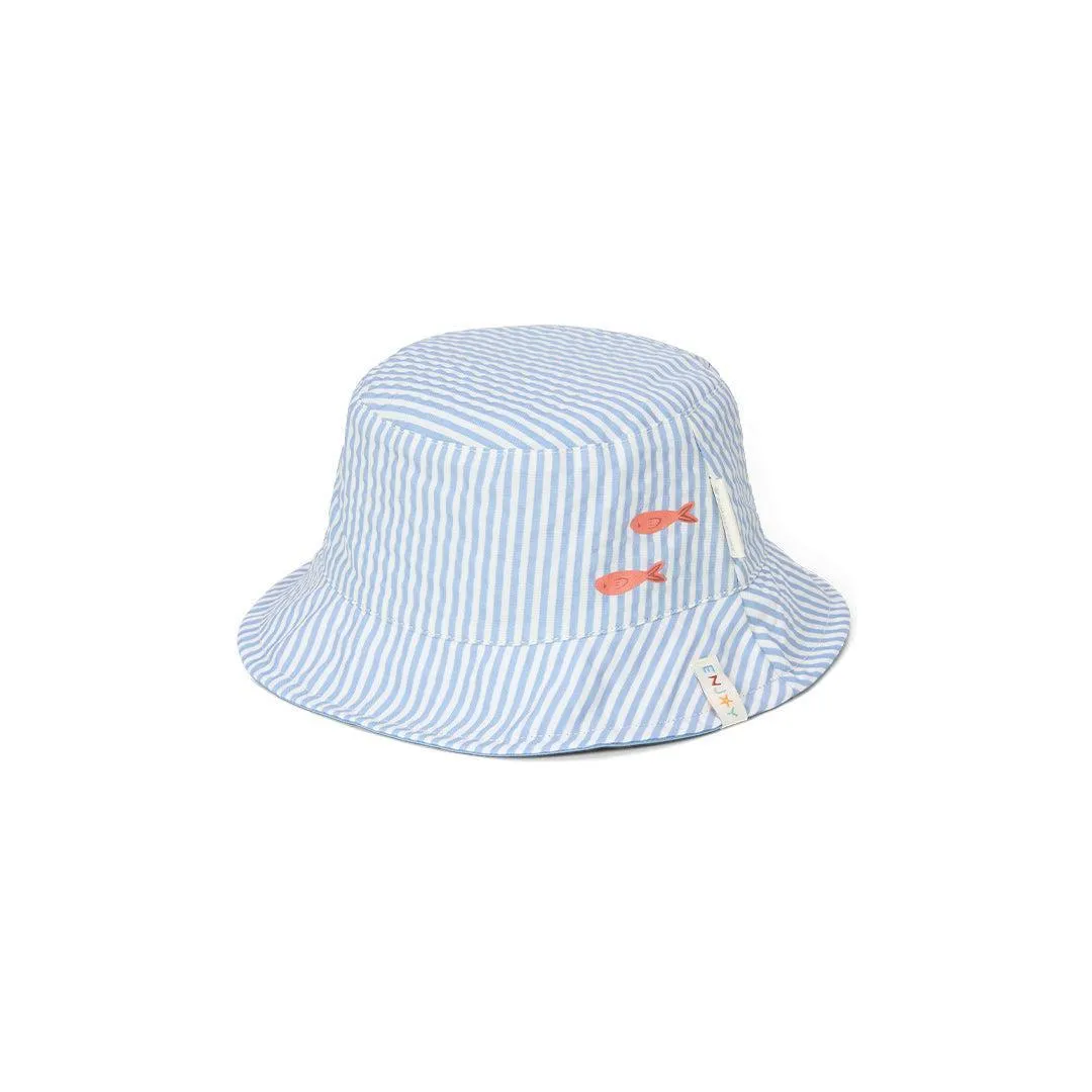 Little Dutch Reversible Bucket Hat - Ocean Blue